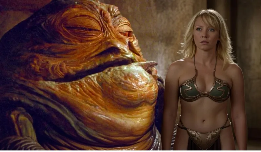 Kelli Giddish and Jabba 1