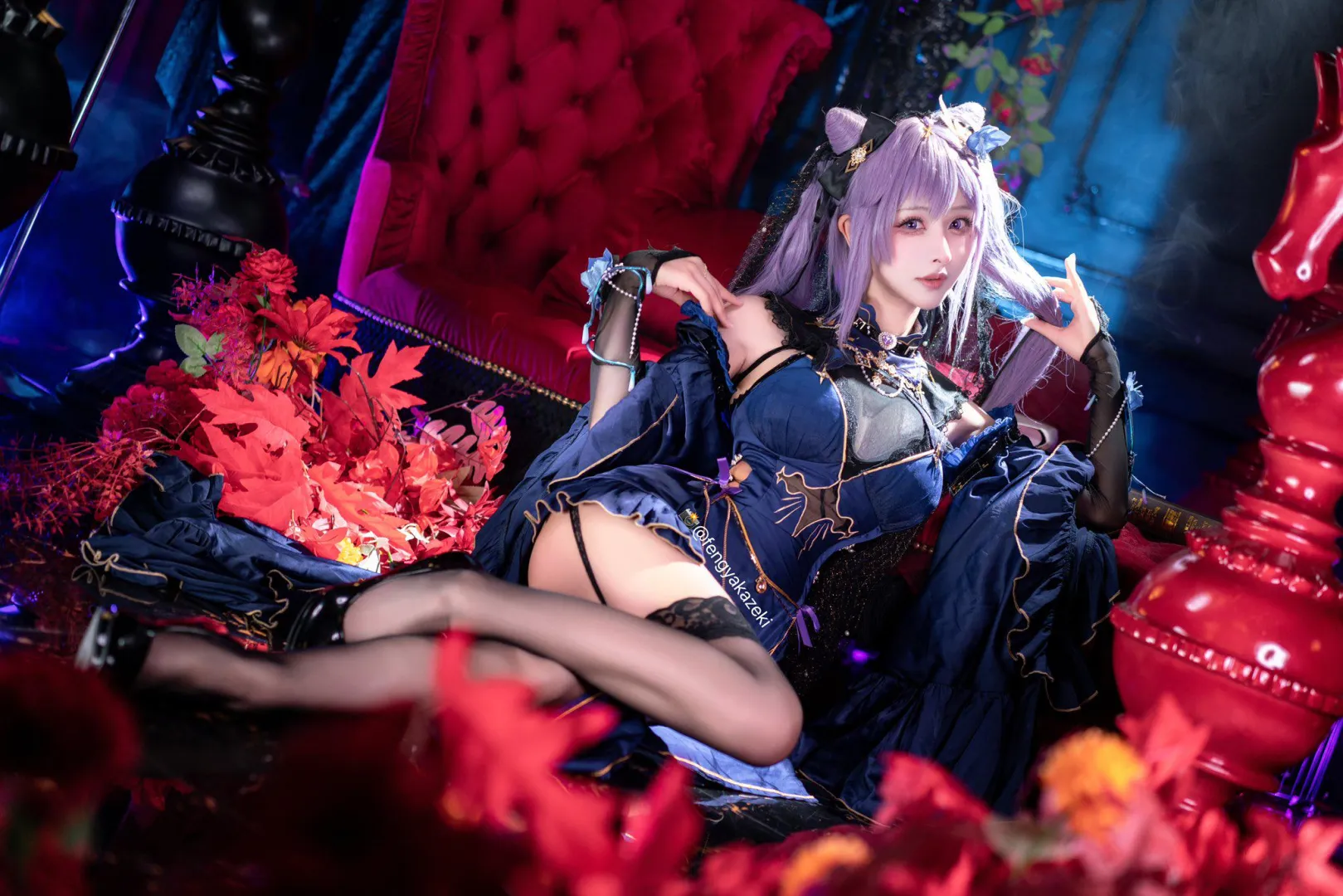 Keqing, Genshin Impact by Zilulu