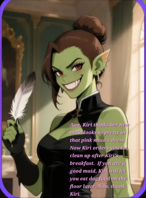 Kiri the Vengeful Orc Maid. Part 2