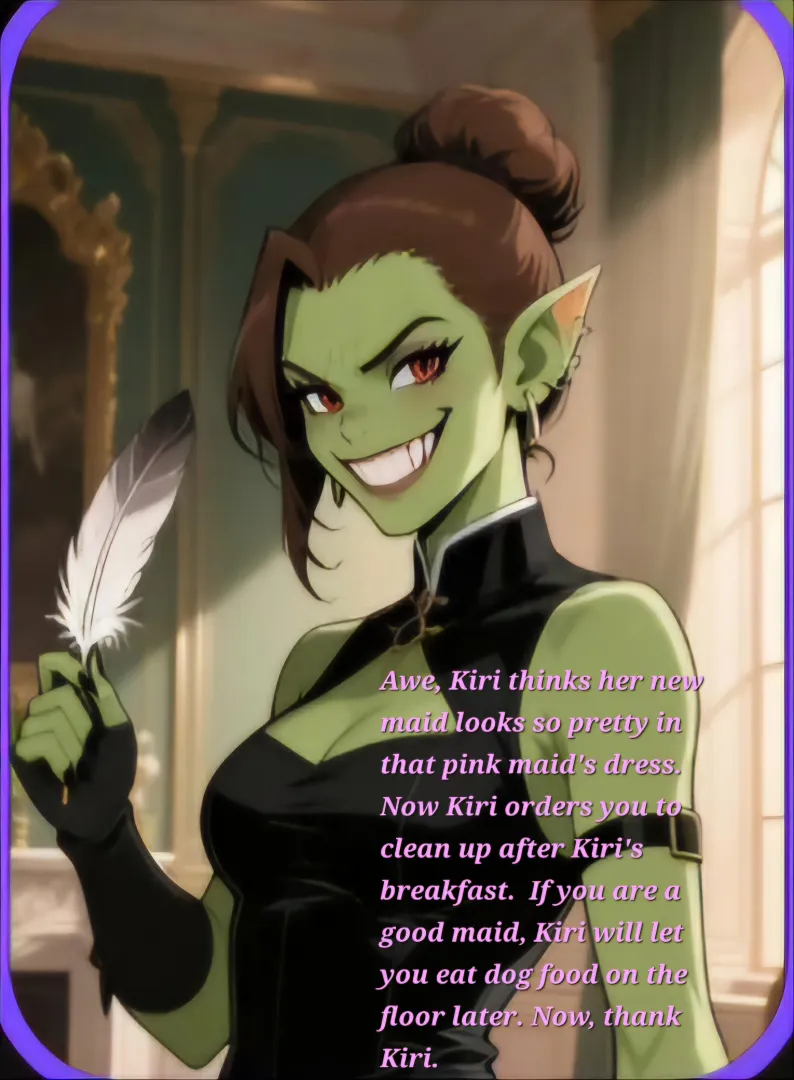 Kiri the Vengeful Orc Maid. Part 2