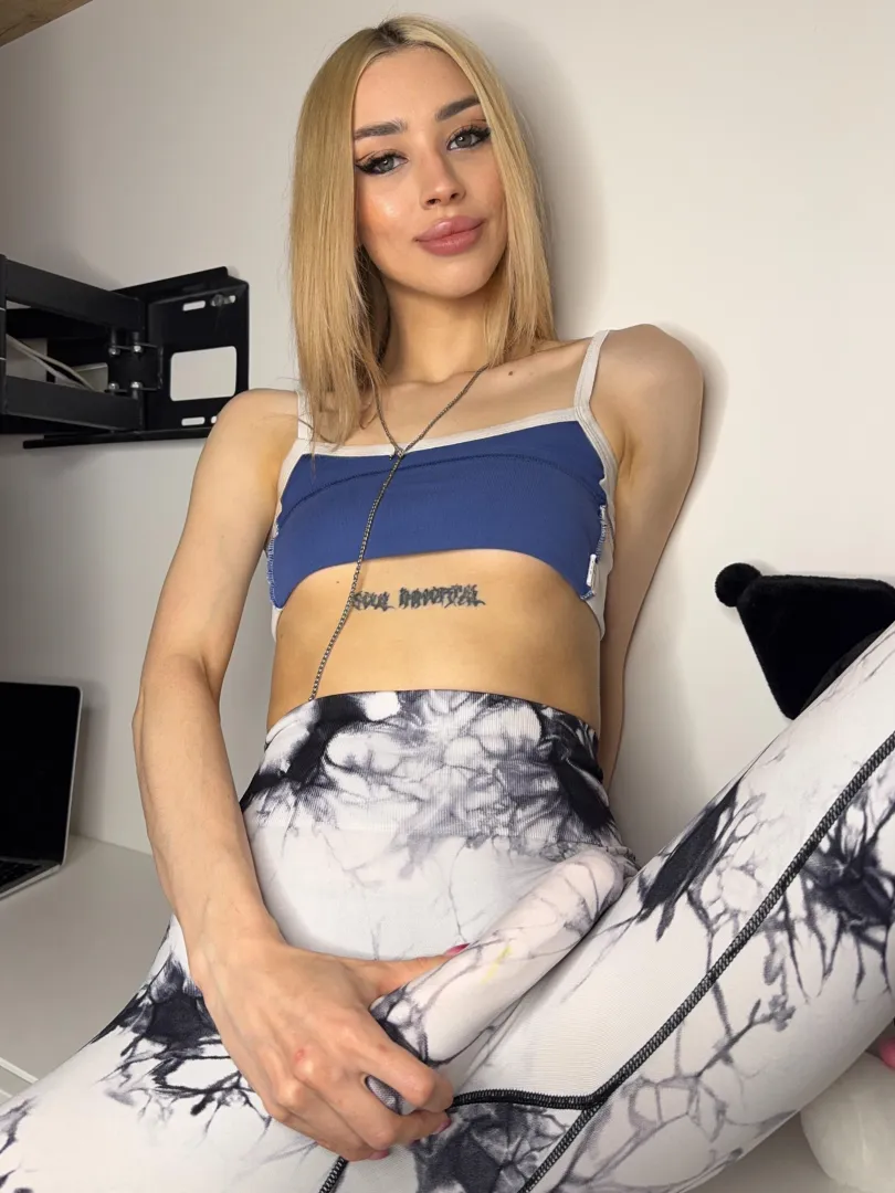 kneel under my desk and worship the bulge in my leggings