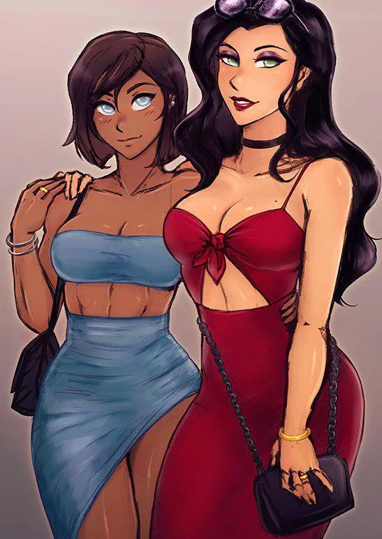 Korra & Asami (iahfy) [Avatar: The Legend of Korra]