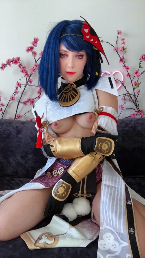 Kujou Sara [Genshin Impact] by Fleurxy