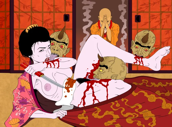 Kutsu no kairaku no akuma (Demons of painful pleasure) by Me