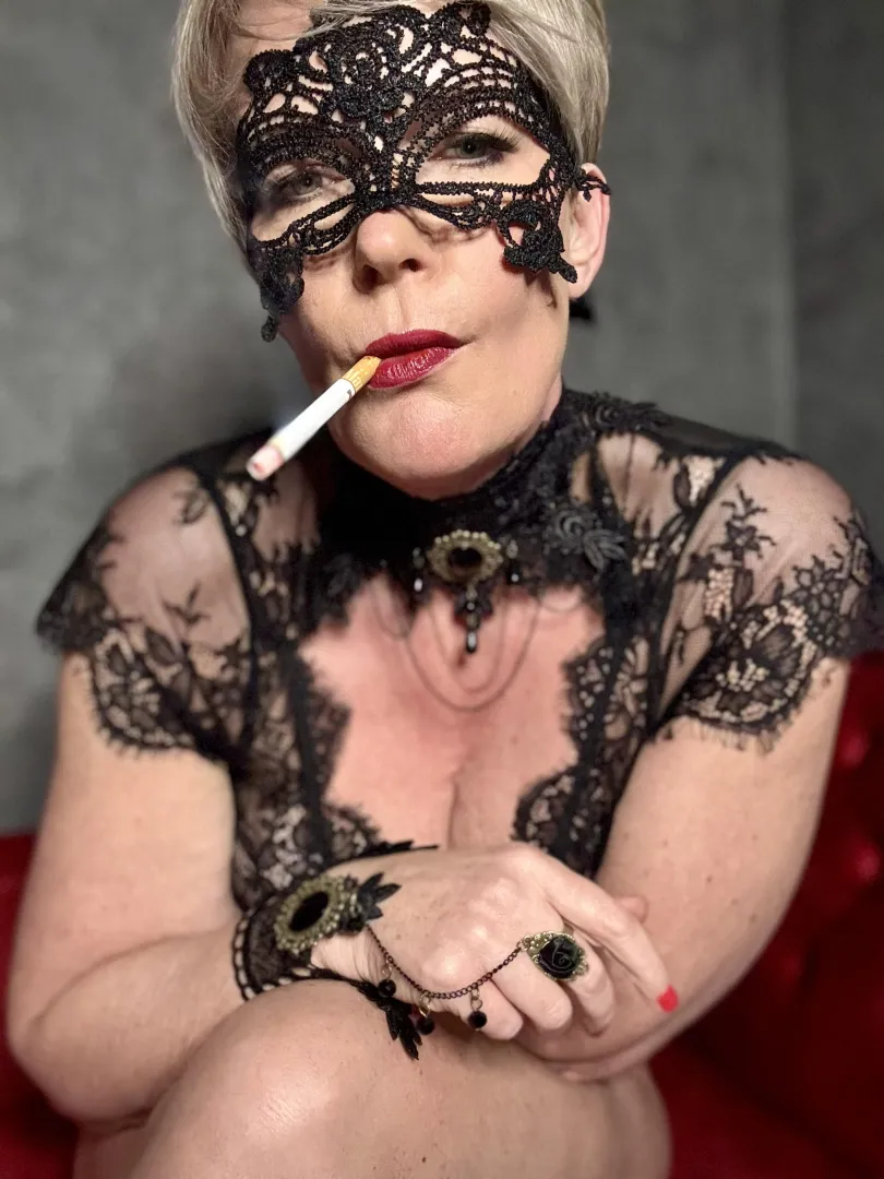 Lace on skin, smoke in lungs – the ultimate aesthetic.