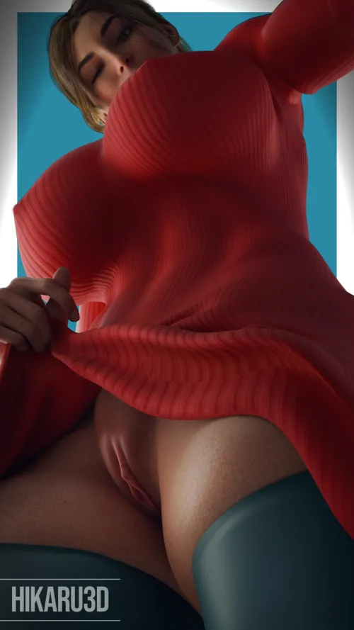 Lara giving a quick peek (Hikaru3D)