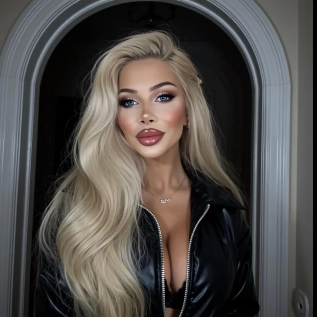 Leather bra and leather jacket