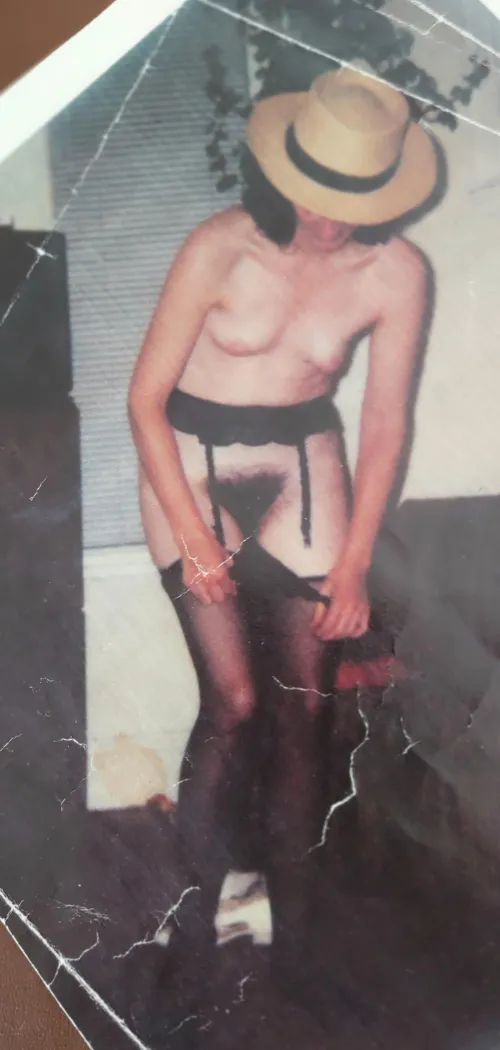 Leave the hat on. Take off the panties. [1985, 25]