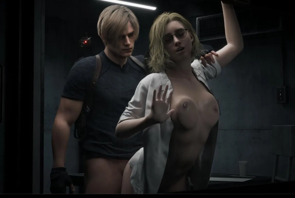 Leon pumping Grace for information. (Nightcry)