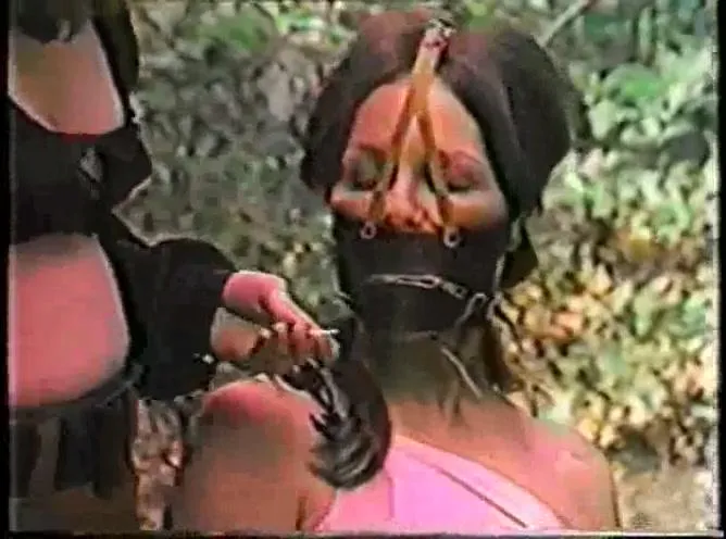 Lesbian Pathfinder zipper gags captured Den Mother