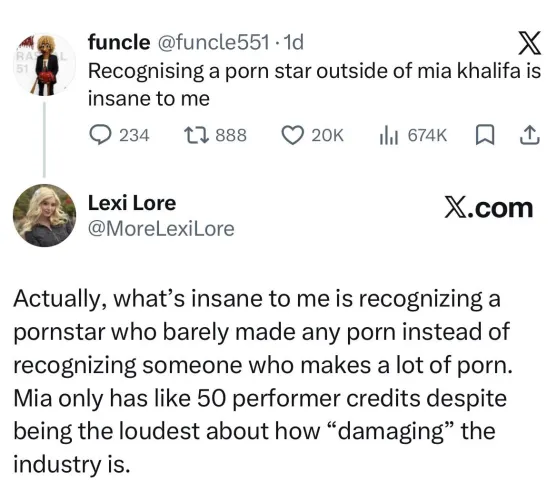 Lexi Lore v Mia Khalifa
