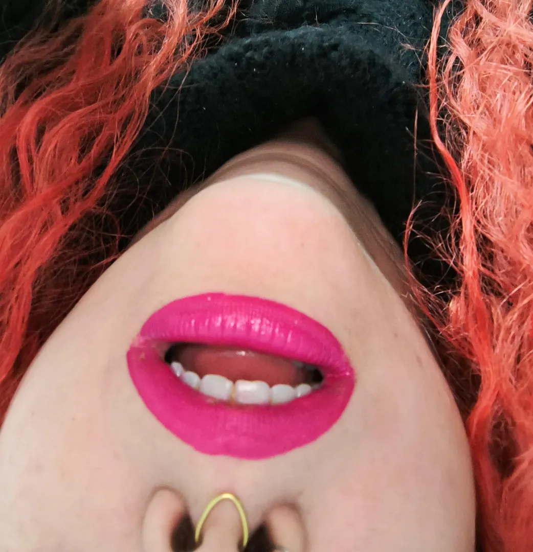 Lick my mouth and all the pleasure in the world will be in your hands 