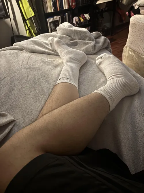 Like my legs and socks?