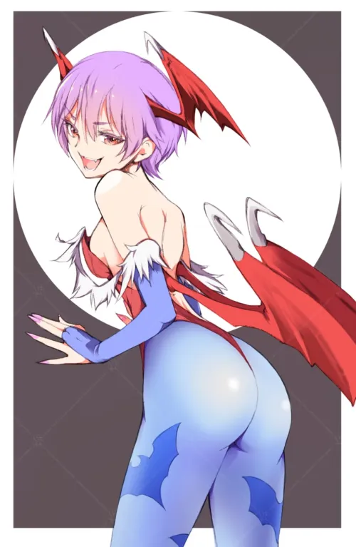 Lilith Giving a Devilish Grin [Darkstalkers]