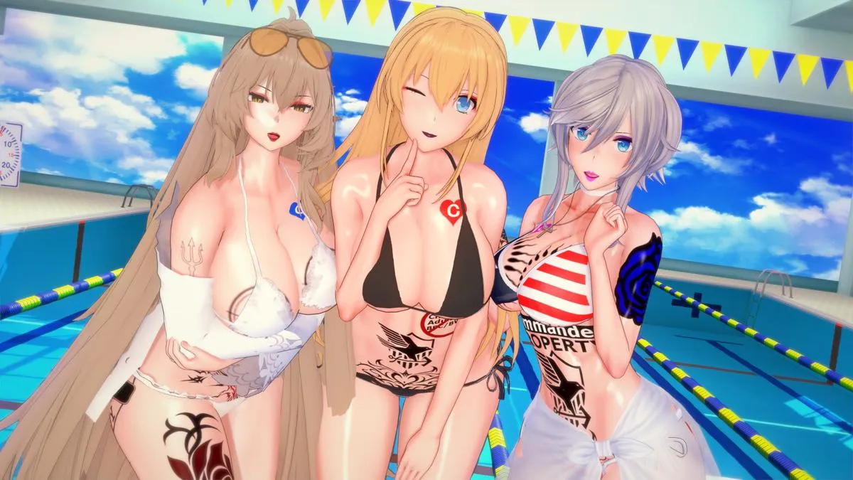 Lion, North Carolina, and Washington with tattoos proving their loyalty to Shikikan