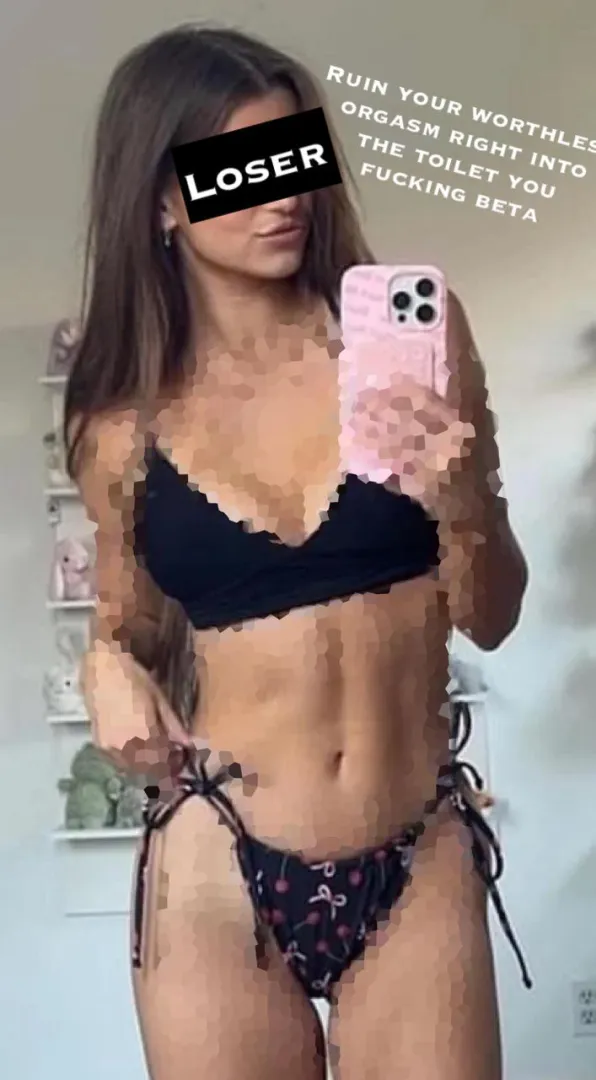 Listen to your goddess you loser~