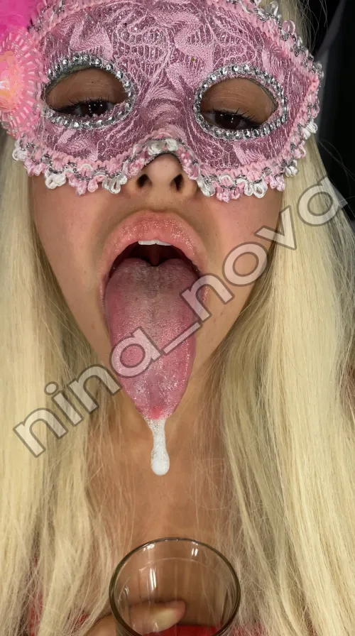 Little drool for you from my long wet tongue