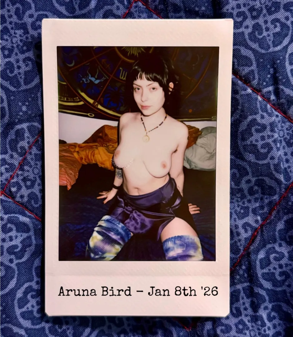 Little hippie photoshoot on my Polaroid camera 