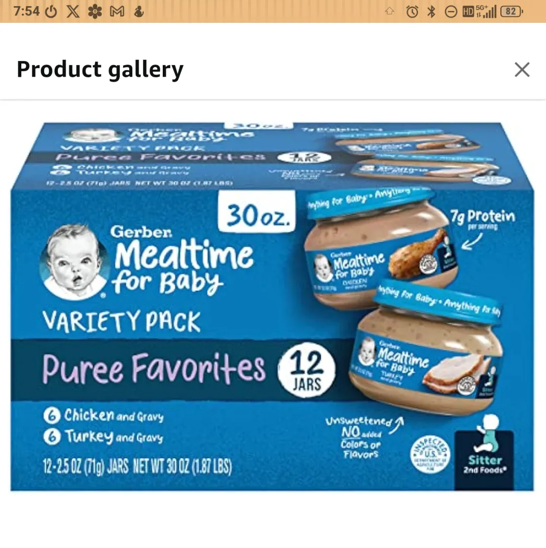 littlespace hottake? i LOVE the meat gerber purees 