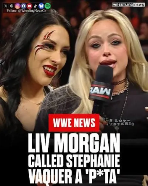 Liv morgan calls Stephanie vaquer a puta!! And when Stephanie vaquer spoke in Spanish she called liv morgan a cheap tramp!!