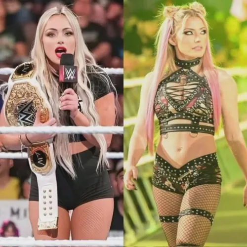 Liv Morgan Vs. Alexa Bliss in a Bra and Panties Paddle On A Pole Match - How does this one go?