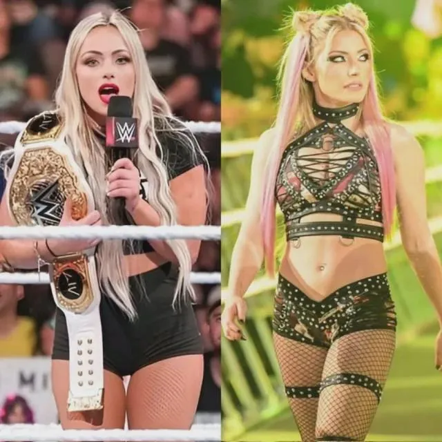 Liv Morgan Vs. Alexa Bliss in a Bra and Panties Paddle On A Pole Match - How does this one go?