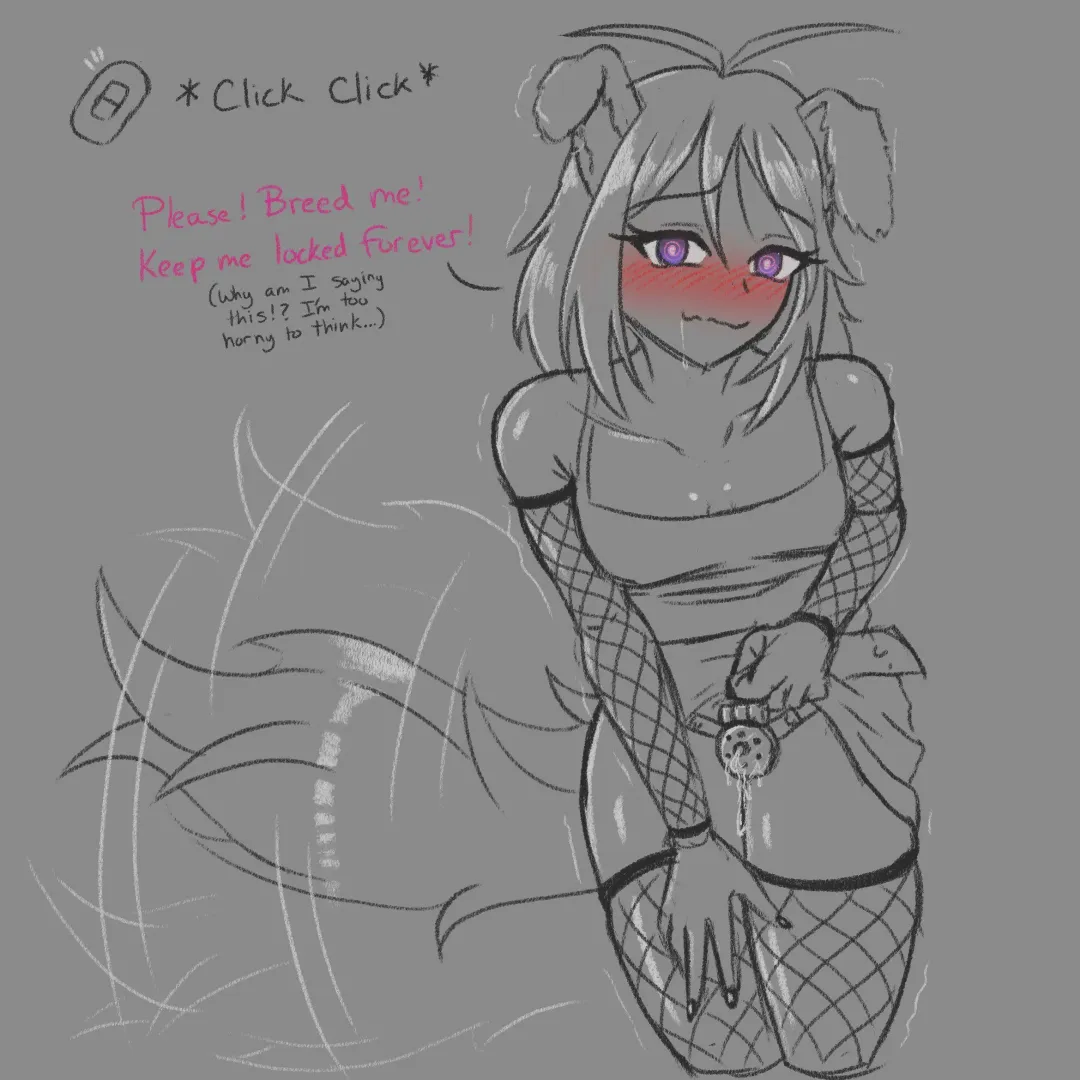 Locked and clicker trained~