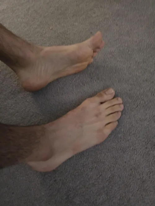 long day, finally get to take my socks off