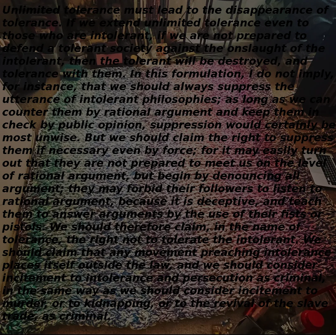 Look at this blabket I made! ANd YES twas conditioned!