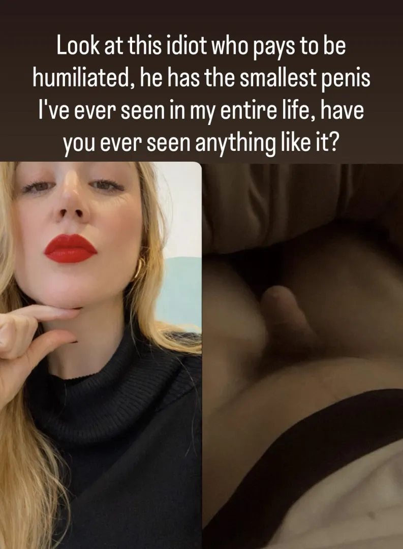 Look at this idiot who pays to be humiliated