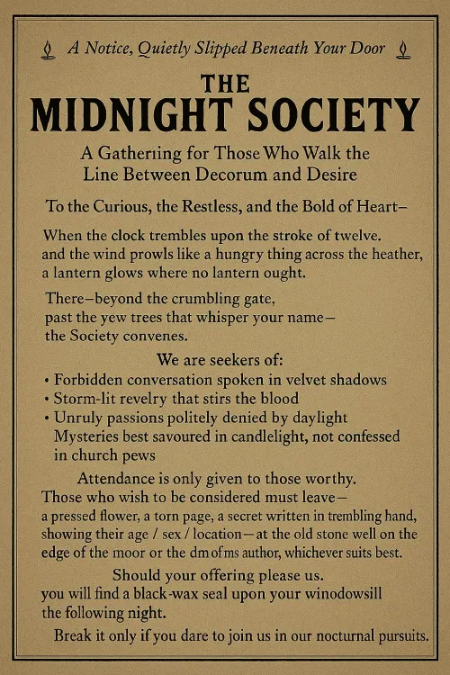 Looking for ladies who are respectable yet devilish.