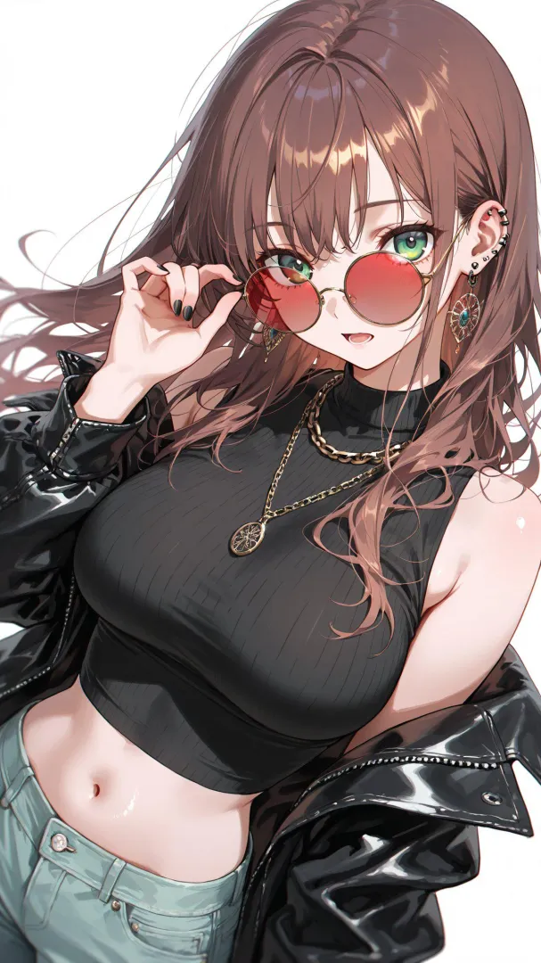 Loose Leather Jacket