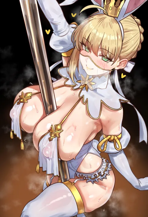 Lord Logres on the pole (oldwomanisntup)