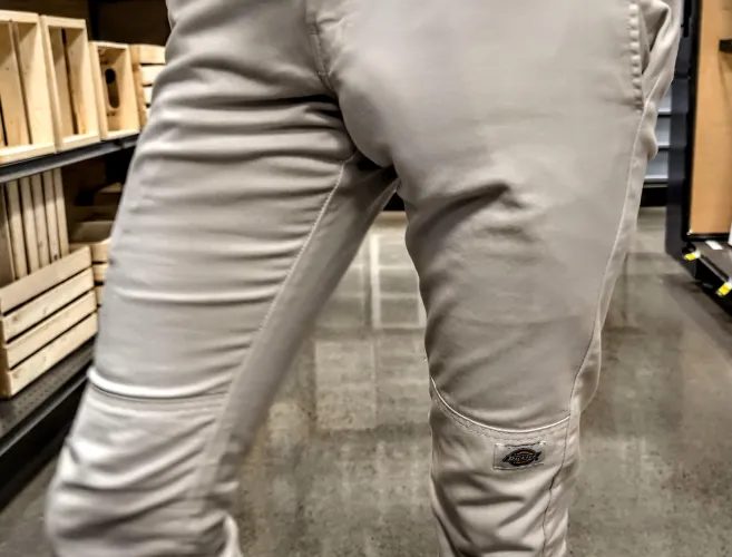 Love a down-the-pant-leg print