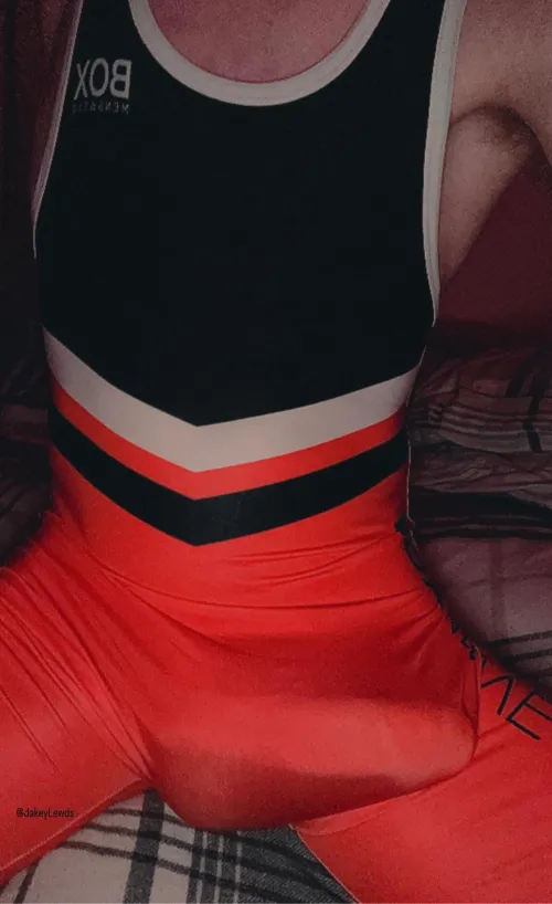 Love getting hard in a singlet