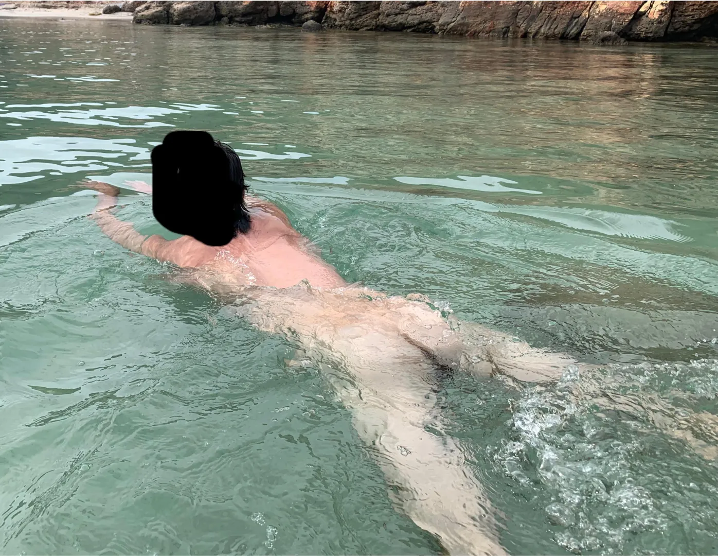 Love the feeling of swimming freely