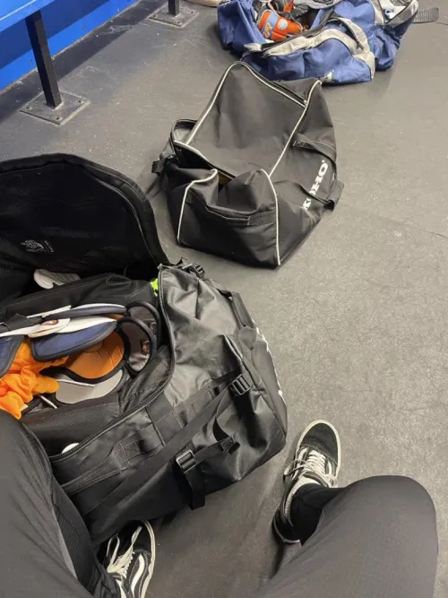 Love the smell of a hockey locker room