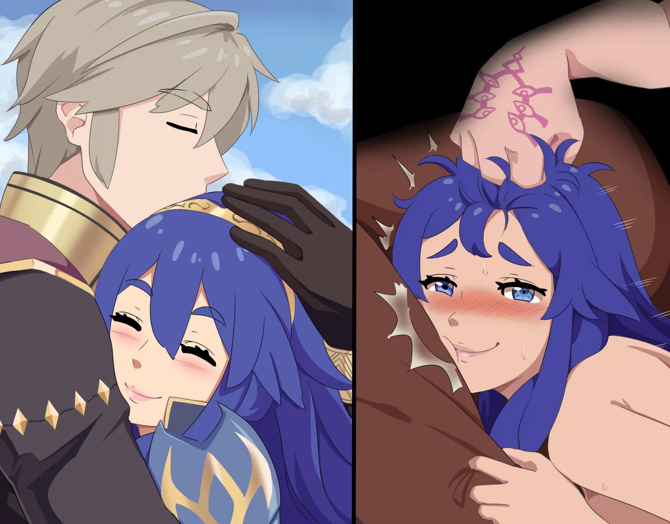 Lucina and Robin are Sometimes Like This and Also Like That (decoxart)