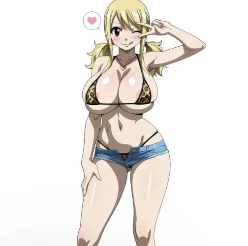 Lucy Heartfilia sexy bikini