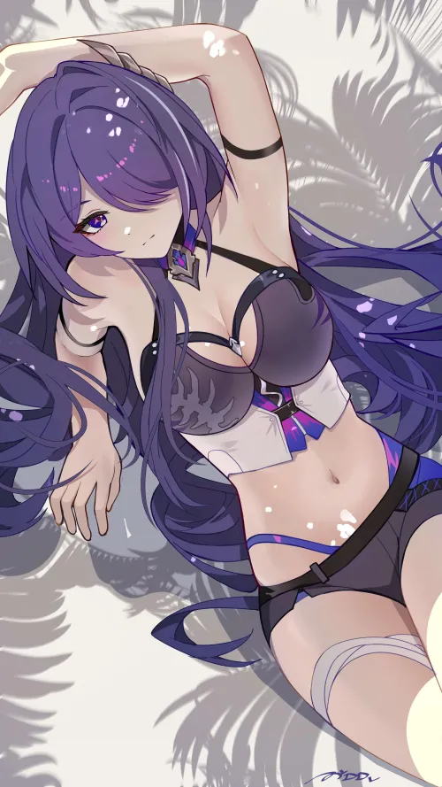 Lying around