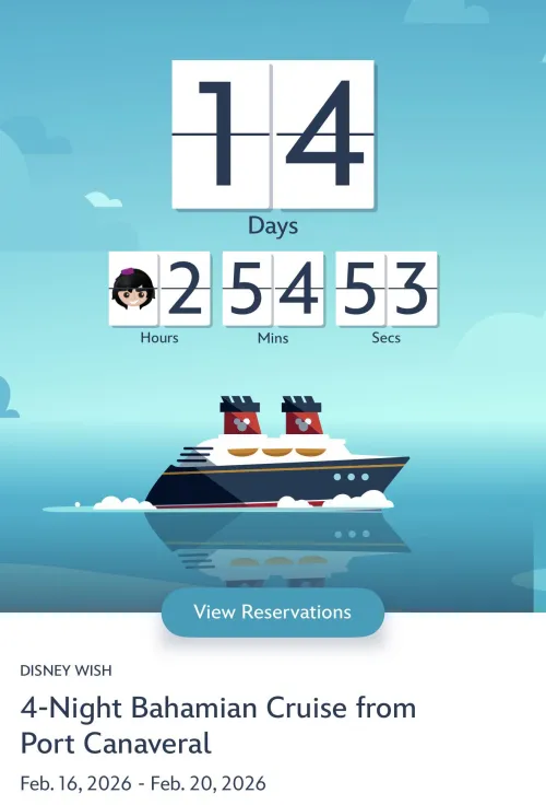 [M4A] Disney Wish 02/16-02/20