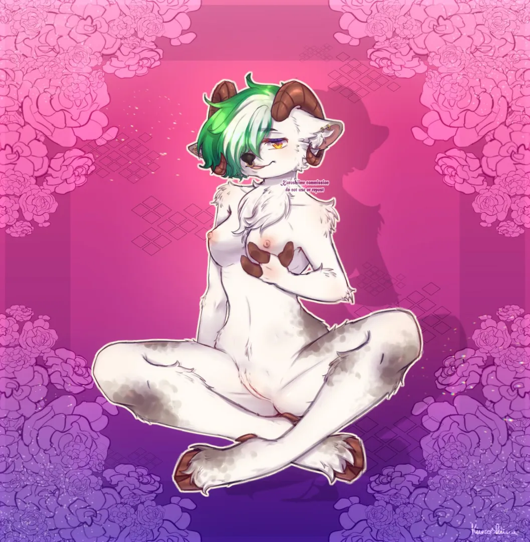 Made this comm a while ago and I love how fluffy she is! (Art by me)