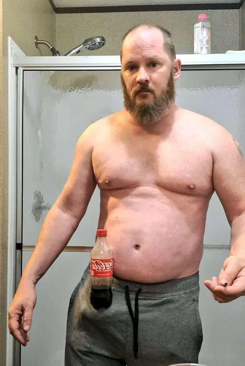 Magic trick: floating bottle