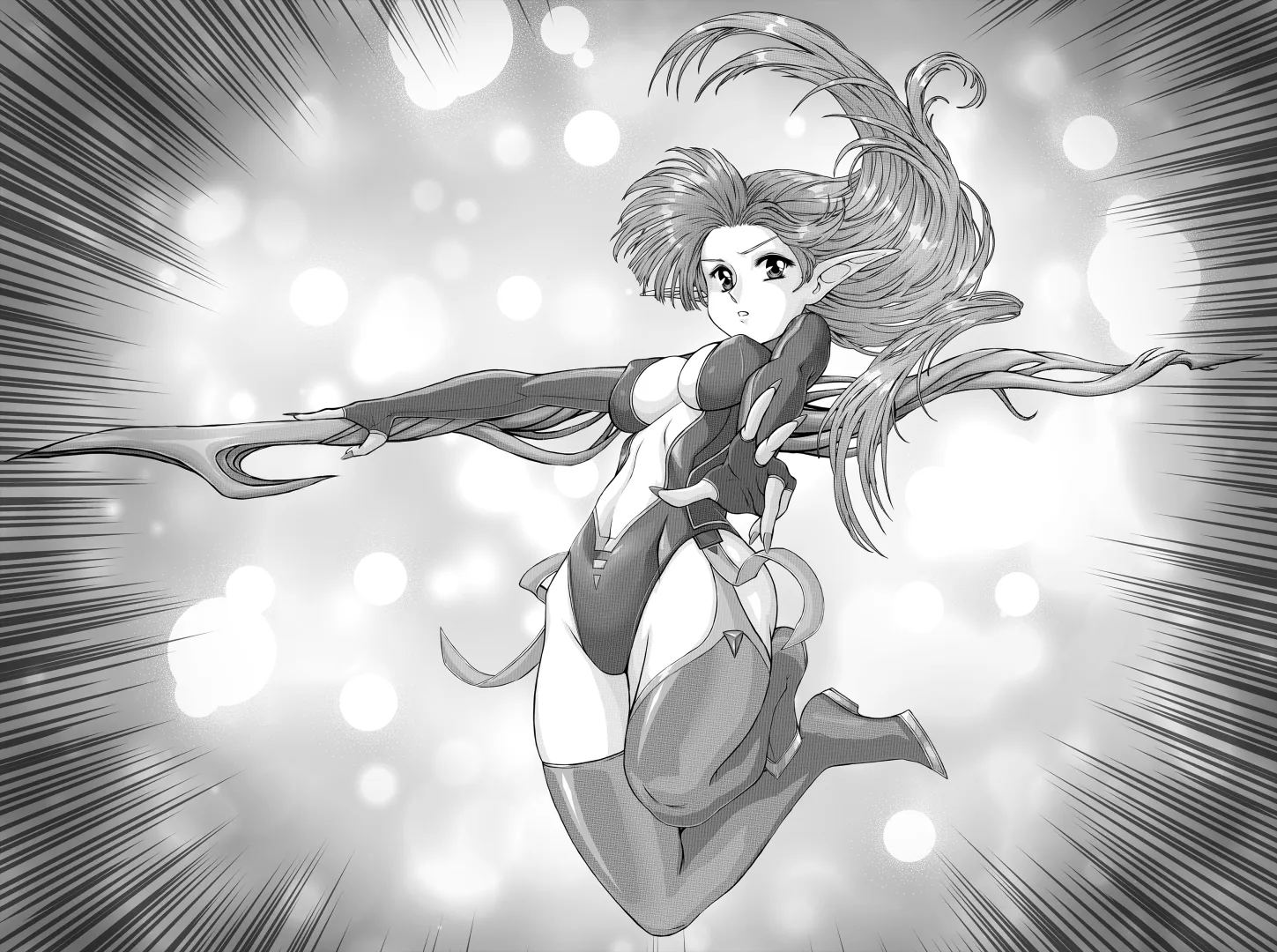 Magical Elf Fighter (Cutietentacles)