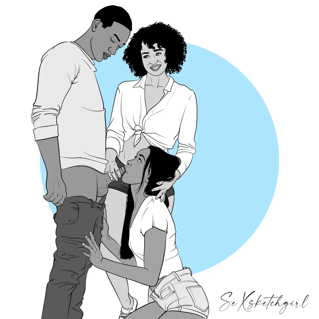 Making her suck (by Sexsketchgirl)