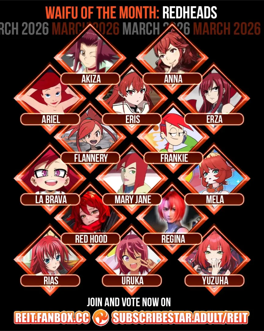 ️ MARCH 2026 – WAIFU OF THE MONTH POLL ️