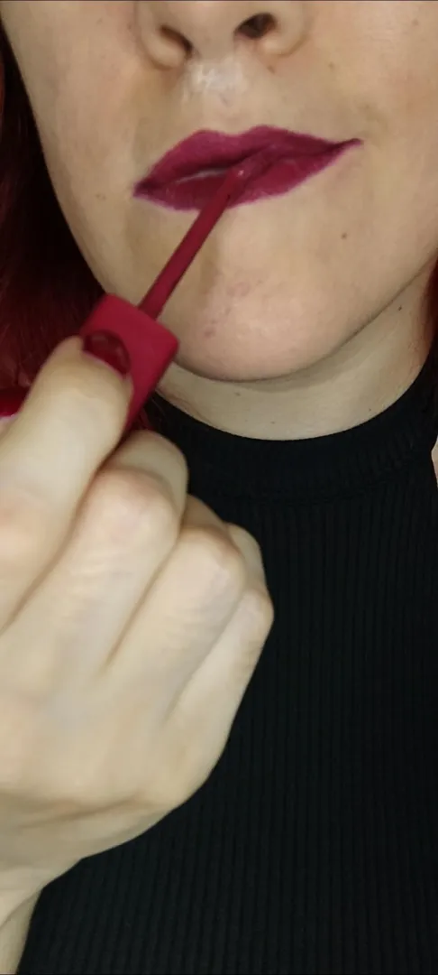 Marking my territory. Do you want to be the next one to wear the trace of my lipstick?