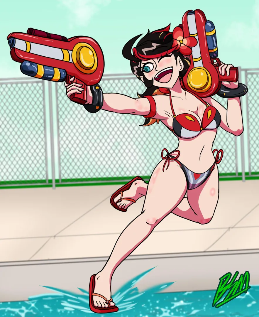 Marvel Rivals Peni Parker In a Bikini Looks Super Sexy (With Her Cute Bellybutton Being Exposed)