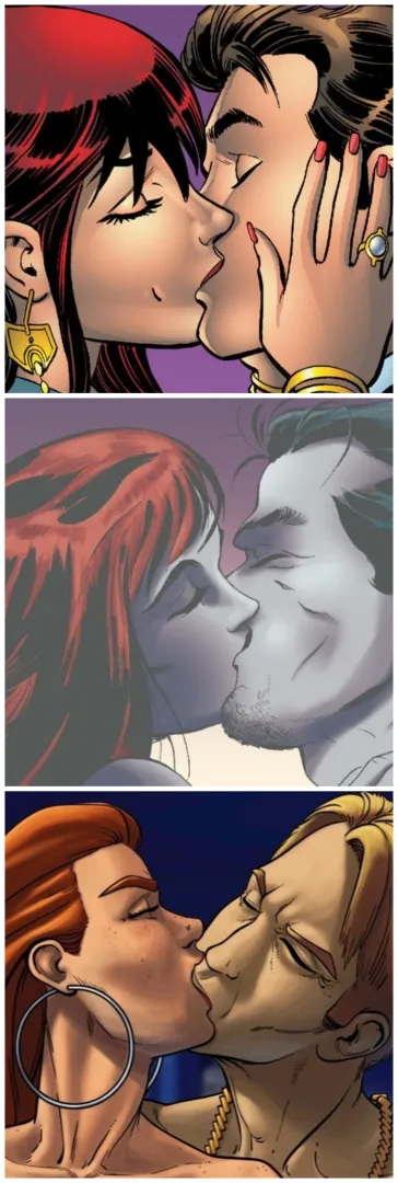 Mary Jane Watson's Passionate Kisses