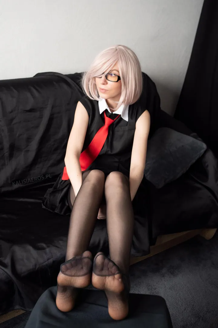 Mash Kyrielight cosplay (fate/grand order) by Kalisiaeros